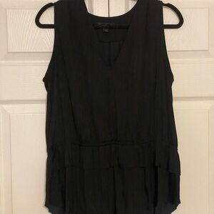 Banana Republic Black Layered Blouse
